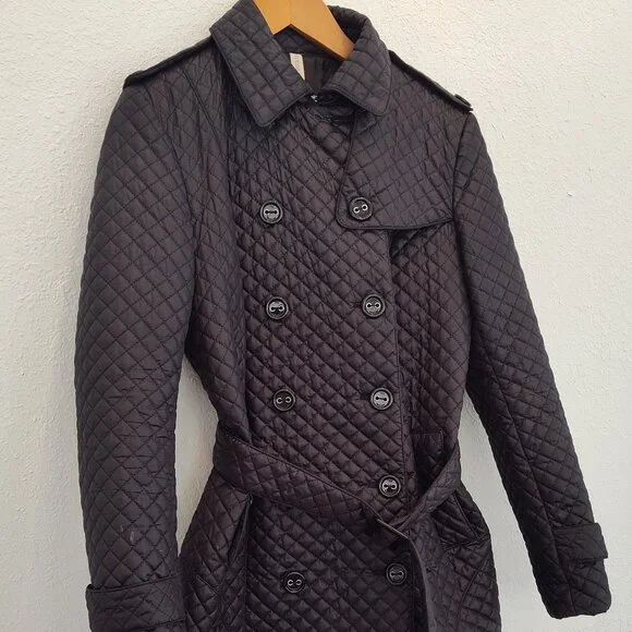 TRU TRUSSARDI, Women’s Quilted Jacket, Raincoat, Utility, Euro 48, Italy - Picture 3 of 11